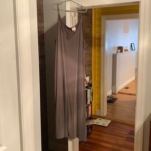 Grey target casual midi sundress.